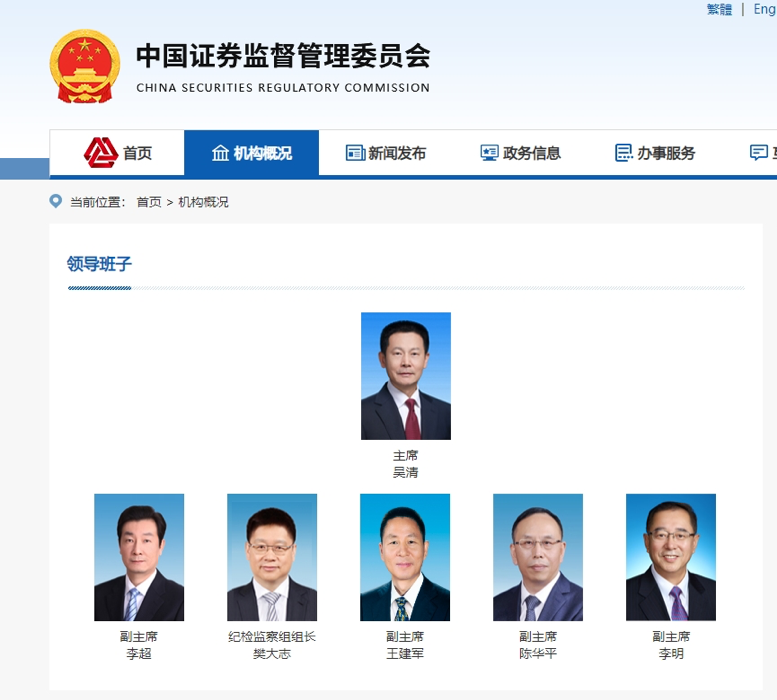 投注：証監會迎重大人事調整：李明任副主蓆，方星海卸任