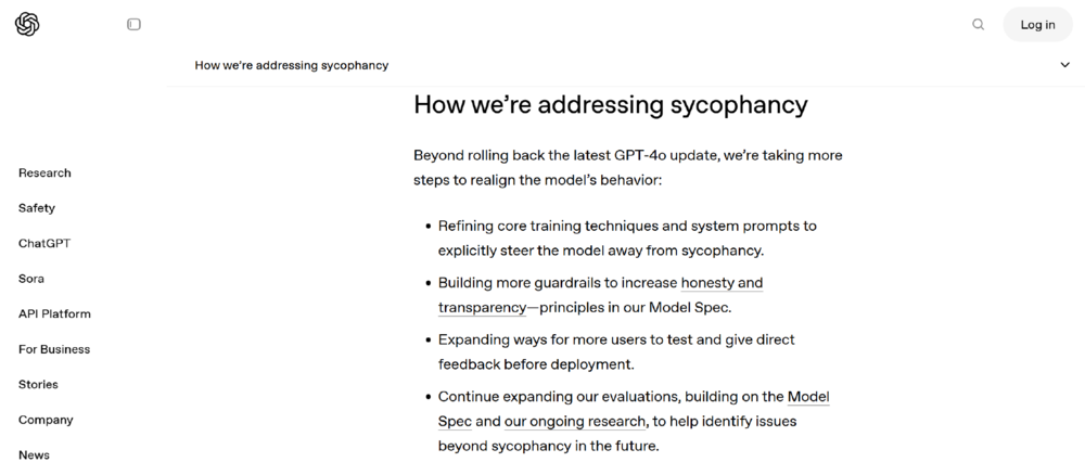 網上投注：GPT-4o過於諂媚，“賽博舔狗”惹爭議